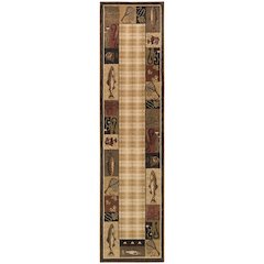 HUDSON Beige 1'10 X  7' 6 Area Rug