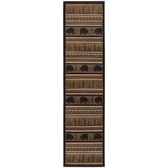 HUDSON Black 1'10 X  7' 6 Area Rug