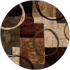 HUDSON Brown 7' 8 Area Rug