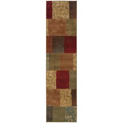 HUDSON Green 1'10 X  7' 6 Area Rug