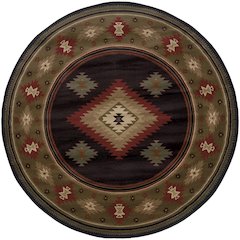 HUDSON Black 7' 8 Area Rug