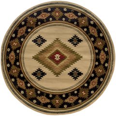 HUDSON Beige 7' 8 Area Rug