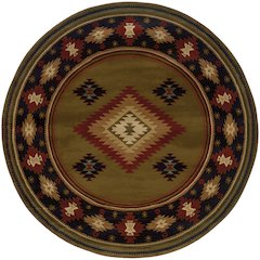 HUDSON Green 7' 8 Area Rug