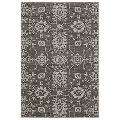 INTRIGUE Grey 3'10 X  5' 5 Area Rug