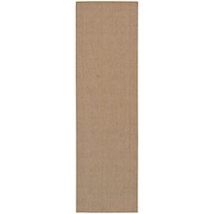 Runner Outdoor Rug Made of Polypropylene, Sand color