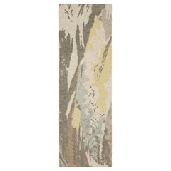 Casual Rug 2' 6" X  8' Size in Beige/ Yellow Color