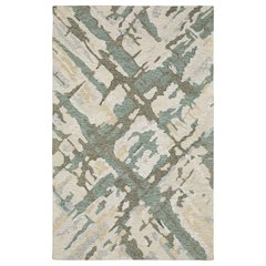 Runner Contemporary Rug Made of Wool, Grey color