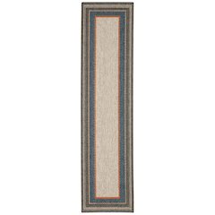 LATITUDE Grey 1'10 X  7' 6 Area Rug