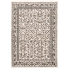 Maharaja 5X8 Size Traditional Style Rug Ivory Color