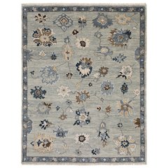 Casual Rug 2' 6" X 10' Size in Blue/ Blue Color