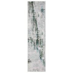 MALIBU Grey 2' X  8' Area Rug