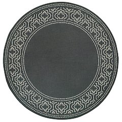 MARINA Black 7'10 Area Rug