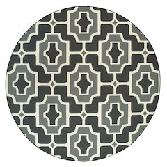 MARINA Black 7'10 Area Rug