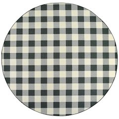 MARINA Black 7'10 Area Rug
