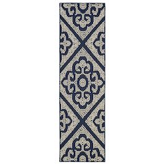 MARINA Navy 2' 3 X  7' 6 Area Rug