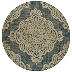 MARINA Black 7'10 Area Rug