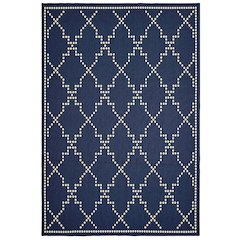 MARINA Navy 1' 9 X  3' 9 Area Rug