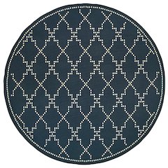 MARINA Navy 7'10 Area Rug