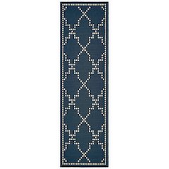MARINA Navy 2' 3 X  7' 6 Area Rug
