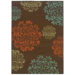 MONTEGO Brown 1' 9 X  3' 9 Area Rug