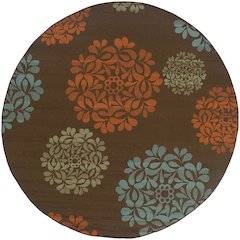 MONTEGO Brown 7'10 Area Rug