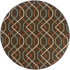 MONTEGO Brown 7'10 Area Rug