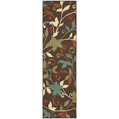 MONTEGO Brown 2' 3 X  7' 6 Area Rug