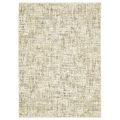 Casual Rug 7'10" X 10'10" Size in Ivory/ Brown Color