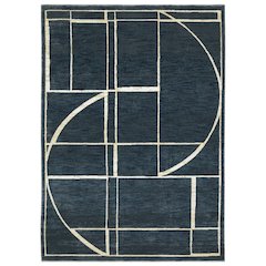 REED Blue 2' 3 X  7' 6 Area Rug