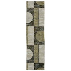 STRADA Green 2' 3 X  8' Area Rug
