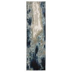 VENICE Blue 2' 3 X  7' 6 Area Rug