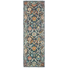 ZAHRA Blue 2' 6 X  8' Area Rug