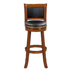 Augusta Swivel Extra Tall Bar Stool - Cherry