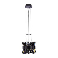 Glacier 10-in (26-watt) LED Black Nickel Pendant