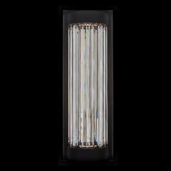 Cilindro  Esterno 28 in  Black Fluorocarbon Outdoor Wall Sconce