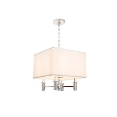 DuPont 4 Light Square Convertible Pendant - Semi Flush Mount