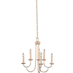 Kiera (3 + 3) Light 2 Tier Chandelier