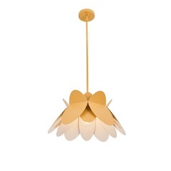 Flor 18 In Harvest Yellow Pendant