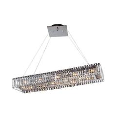 Baguette 43 Inch Rectangular Pendant
