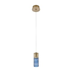 Kiriko 6-in (6-watt) LED Winter Brass Pendant