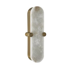 Lumba 20-in (12-watt) LED Winter Brass ADA Wall Sconce
