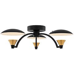 Redding 3 Light LED Semi Flush