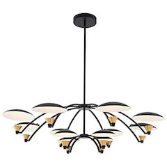 Redding 2 Tier LED Chandelier (4+8 Light)