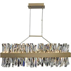 Glacier 36 Inch LED Rectangular Island