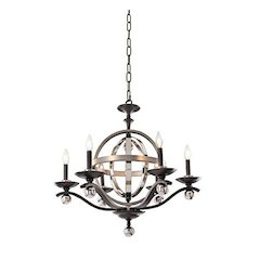 Rothwell (6+1) Light 2 Tier Chandelier