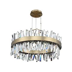 Glacier 32 Inch Round LED Pendant