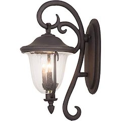 Santa Barbara Outdoor 4 Light Large Wall Bracket