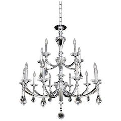 Floridia (10+5) Light 2 Tier Chandelier