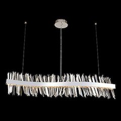 Glacier 60 Inch LED Wave Island