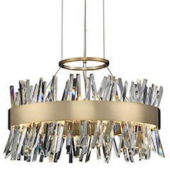 Glacier 20 Inch LED Round Pendant